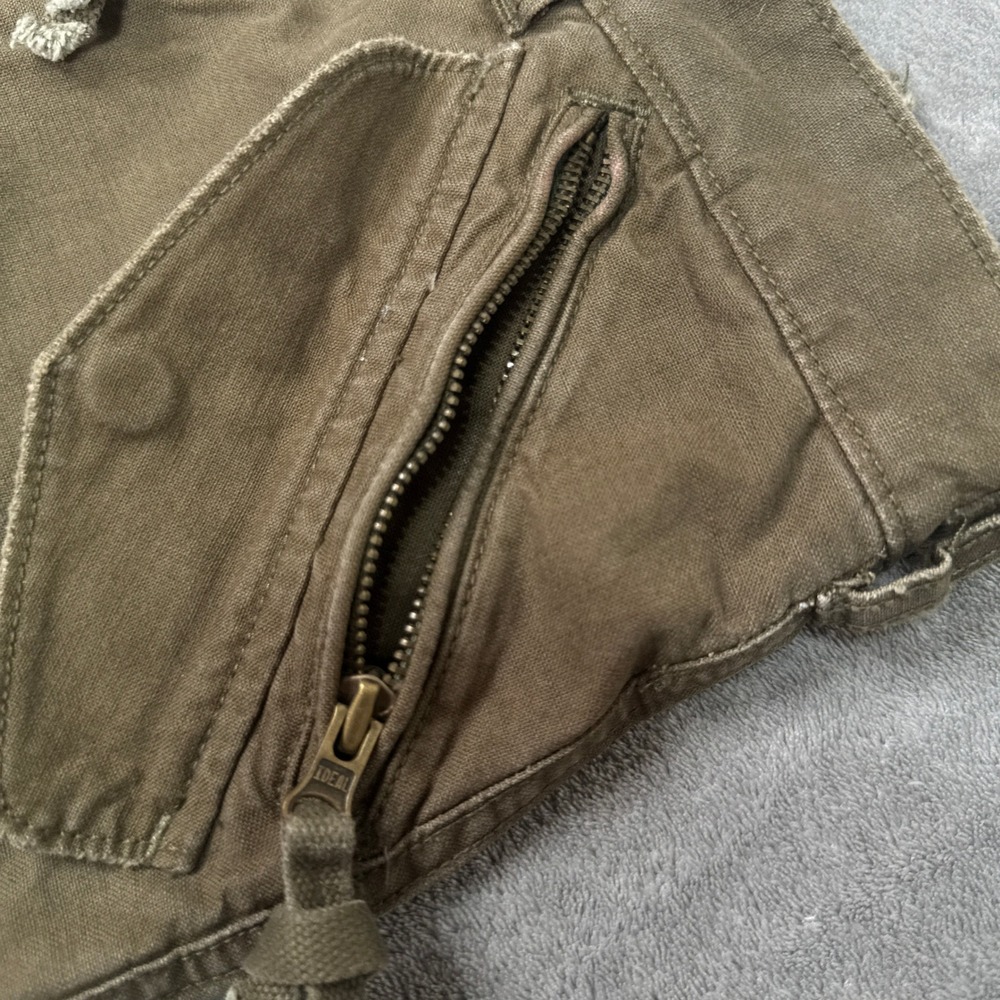 Cremiux Cargo Pants Men 33x32 Olive Green Military Tactical Fatigue Paratrooper - Picture 8 of 16